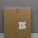 Monthly Whiteboard Calendar with Cork for Wall, 17" x 13" Double-Sided Dry Erase Board with Wooden Framed, Hanging Dry Erase Calendar for Home, Office, School (Black)