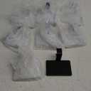 2 in 1 Fireplace Garland and Stocking Hangers for Mantel Heavy Duty Christmas Stocking Holders for Mantle Metal Garland Hooks Xmas Holiday Decoration(Black,9 Pack)