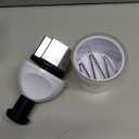 Geedel Food Chopper, Easy to Clean Manual Hand Vegetable Chopper Dicer, Dishwasher Safe Slap Onion Chopper for Veggies Onions Garlic Nuts Salads White