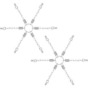 1 Pair Tire Chain Tensioners, Trunk Spring Tighteners, Garden Tractor Tire Chain Tighteners (2pcs)