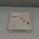 Wireless Headset with Mic for Work, Bluetooth Headset with Microphone, AI Noise Canceling Mic & USB Dongle, Wireless Headphones with Mic Mute & Charging Base for Office/Call Center/Laptop/Zoom (Champagne Gold & White)