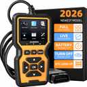 ZMOON ZM201 Professional OBD2 Scanner Diagnostic Tool, Enhanced Check Engine Code Reader with Reset OBDII/EOBD Car Diagnostic Scan Tools for All Vehicles After 1996, 2026 Upgraded (yellow)