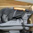 Wagon Stroller for 2 Kids & Cargo-Push-Pull Double Baby Wagon Lightweight Travel Folding Stroller for Toddler with 5-Point Harness,Adjustable Handle Bar and Canopy,Tray Table,Cup Holder(