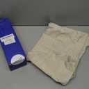 MIULEE Decorative Linen Check Throw Pillow Covers Neutral Farmhouse Vintage Pillow Covers 20x20 Set of 2 Boho Modern Home Decor for Sofa Couch Bedroom Cushion Natural Beige
 3