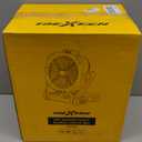 Battery Operated Fan for Dewalt 20V Max battery, Portable Fan with AC Adapter & LED Lights, 4 Speeds & Hook, Cordless/Camping/Battery Powered fan, for Outdoor Jobsite (Battery Not Included)