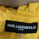 Karl Lagerfeld Paris Women's Ruffle Organza Blouse, L