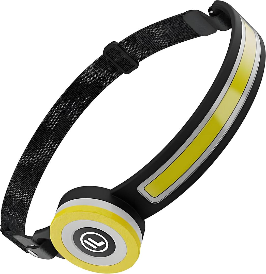 Rechargeable USB-C LED Headlamp, Lightweight Waterproof Head Torch for Camping, Running, Fishing