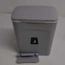 1 Pack Kitchen Compost Bin,Hanging Small Trash Can with Lid for Under Sink or Counter Top,Dustbin for Kitchen for Cabinet/Bathroom/RV//Camping//Office/Car