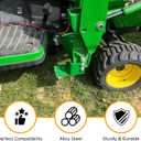 ForoGore Bolt On 6" Tractor Driver Step Compatible with John Deere 120 1023E 1025R 1026R