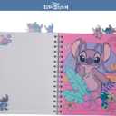 Disney Lilo and Stitch Tab Journal Notebook, Spiral Bound, 96 Lined Pages, 8 x 7 inches, Purple