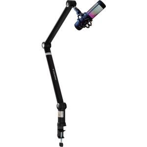 Thronmax S3+ Zoom Boom Arm- Mic Arm- Fully Adjustable Podmic for Gamers and Podcasts- Universally Compatible Mic Stand Desk Mount (Jet Black)