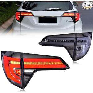 Sequential LED Tail Light Assembly for Honda HRV 2015-2020, with Start-up Animation