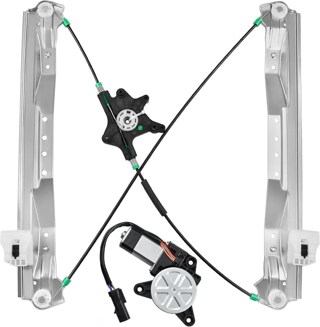 Front Driver Side Power Window Regulator with Motor (6 Pins) Fit for 2008-2016 Town & Country, 2008-2020 Dodge Grand Caravan, 2012-2015 Ram C/V, 748-508