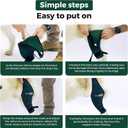 Ortocanis Dog Knee Brace for Hind Leg Support – Flexible Neoprene Knee Brace for Dogs with Joint Instability, Torn ACL, Limping or Osteoarthritis – Comfortable Support for Recovery (Large, Left Leg)