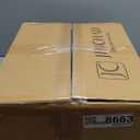 jinchan Mandala Round Rug 8ft Blue Rustic Boho Washable Rug Tribal 8' Round Vintage Peaceful Circle Rug Soft Non Slip Large Low-Profile Carpet for Dining Room Living Room Bedroom Patio, Saffron Blue