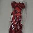 12Pcs Burgundy Velvet Ribbon Bows Christmas Tree Decorations,5in x 10in Xmas Ornaments for Tree Home Party Front Door Wreath Garland Holiday Decor