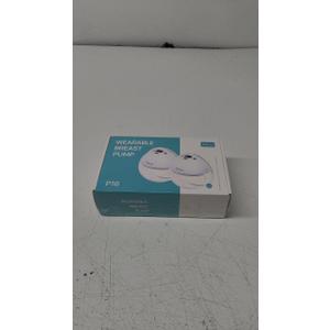 Paruu Hands Free Breast Pump P16, Wearable Breast Pump Electirc Portable with 4 Modes & 12 Levels, Max 309mmHg Strong Suction 19/21/24mm Flange Inserts Wearable Breastfeeding Pump, 2 Pack (White)