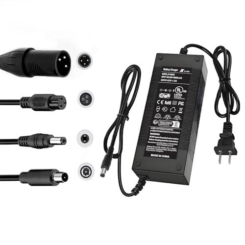 Brokeir UL Listed 42V 2A Replacement Electric Scooter Charger for 36V Hoverboard Charger with 5 Plugs, Compatible with GOTRAX/ninebot/Jetson/Voyage Scooter Power Adapter