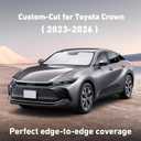 EcoNour Windshield Sunshade Compatible for Toyota Crown 2023-2024 2025 2026, Sun Visor for Front Windshield & Window Sun Shade Cover, UV Heat Blocker & Protector, Car Accessories