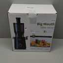 Cold Press Juicer - Wide Mouth Feed Chute with Self Feeding & Hands-Free Design - Juice Extractor Machine for Fruits and Leafy Greens - Juicer Machines High Juice Yield & Easy to Clean