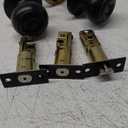 Goldenwarm Black Interior Door Knobs, Matte Black Keyless Privacy Door Knob, Black Bedroom Door Knobs, Black Door Knobs Interior Bulk, Indoor Bathroom Door Knob (Pack of 3, Matte Black)