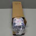 Sushing Luxury Printed Fleece Warm Blanket, Soft Lightweight Velvety Plush Throw for Couch and Bed, Cozy Comfy for All Seasons(White Purple Flowers, 70×90 Inches)