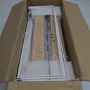 8 Tier Over The Door Pantry Organizer, 2 IN 1 Wall Mount or Hanging Spice Rack Seasoning Shelves with Adjustable Basket, Back of Door Organizer and Storage for Kitchen Cabinet and Room Closet (White)