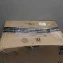 18-Inch Rolling Magnetic Sweeper with 9.5-inch Magnetic Trays, 45-Pound Capacity Telescoping Magnetic Pickup Lawn Sweeper, Adjustable Handle Pick-up Sweeper for Nails, Screws Workshop Garage Yard