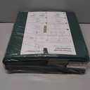 Christmas Ornament Storage Box Store 128-3" Ornaments, Ornament Organizer Storage box with Dual Zipper Closure Visual Cover & Adjustable Dividers, Holiday Decorations Storage Container with 8 Trays (Green)