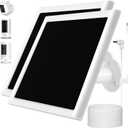 6W Solar Panel Charger for Ring Camera, Compatible with Ri ng Stick Up Camera and Ring Spotlight Plus/Pro Camera Battery, Waterproof (White, 2Pack)