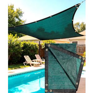 e.share 90% Green Sun Shade Cloth with Grommets,6x10 Ft Shade Cover
