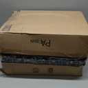 Bedsure Self Warming Dog Bed for Medium Dogs - Comfy Cat Beds with Removable Washable Cover, Orthopedic Egg Crate Foam Pet Mat, Suitable for Pet Up to 30 lbs (Non Electric) (Ashen Grey-Self Warming Version)