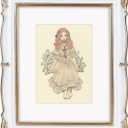 PHAREGE Vintage Picture Frame 8x10 White Gold, 8 by 10 Ornate Decorative Antique Frame with Mat for 5x7 Photo, Fancy Matted Frame for Desktop or Wall, Horizontal or Vertical