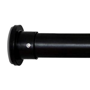 Room/Dividers/Now Tension Curtain Rod, Adjustable Heavy-Duty Tension Rod No Drilling Required, 120-150 Inches, Black Curtain Rods with Strong Hold and Easy Setup for Windows, Closets and Spaces