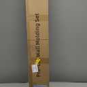 9-Frame Peel and Stick Wall Molding Kit, Pre-Cut 3D Wainscoting Panels Accent Wall Decor, Premade DIY Paintable Moulding for Interior Walls, Home Dcor, Doors