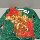 Mainfini Unisex Christmas Sweatshirts 3D Funny Classic Graphic Adult Xmas Pullover (S-3XL) (Green - Christmas Gift)