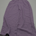 onlypuff Womens Business Pants Wide Leg High Waisted Capris Straight Long Work Trousers with Pockets, Purple, Medium