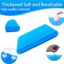 Hvllyan Gel Seat Cushion for Long Sitting (Thick & Extra Large), Gel Cushion for Wheelchair Soft, Chair Cushion, Car Seat Cushion Breathable, for Office Chair for Hip Pain