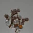 24 Pcs Chair Leg Floor Protectors for Hardwood Floors Square Silicone Covers to Protect Wood Tile Floors Felt Pads Furniture Leg Caps Anti-Scratch Reduce Noise (Fit:3/4" to 1")