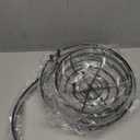 Auledio Iron 2-Tier Countertop Fruit Vegetables Basket Bowl Storage With Banana Hanger, Black, 64 ounces