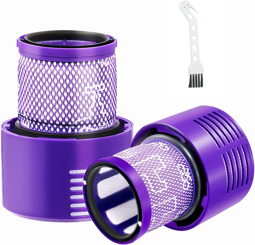 SV27 and V10 Filter Replacement Compatible for Dyson Cyclone V10 Animal, Absolute, Motorhead, Total Clean, SV12 Series, Part No. 969082-01