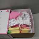 TEMI Villa Toys for 3 4 5 6 7 8 Years Old Girls - 4 Storeys 12 Rooms, Indoor Playset with 2 Dolls Toy Figures, Toys Furniture and Accessories, Pretend Girls Plays, Building (12 Rooms+Yard+Stairs+Slide)