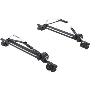 INNO Racks - Locking Surfboard Roof Rack - Water Sport Car Top Mount, Silver, 3 Shortboard/2 Longboard Capacity (INA744)