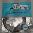 DDMALL CAT 8 Ethernet Cable 25ft, High Speed Network Cable 40Gbps 2000MHz F/FTP LAN Internet Cable CAT8 with Gold Plated RJ45 for Router, Modem, Gaming, X Box, PCs, Laptops (25ft/8m, Black)