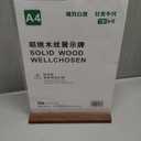 Acrylic Sign Holder 8.5 x 11 Inches  Clear Tabletop Sign Stand for Signs, Table Numbers, Place Cards, and Display Stands  Durable Acrylic Frame for Restaurants, Events, and Retail 2pack