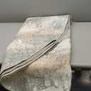 BEIMO Round Rugs 6FT for Living Room Bedroom, Modern Abstract Machine Washable Circle Rug, Soft Low Pile Floor Cover with Non Slip Backing for Dining Room, Light Green