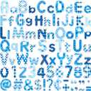 Faccito 231 Pcs Christmas Bulletin Board Decoration Winter Letters Cutouts Combo Set Bulletin Board Alphabet Letters and Number Accents for Xmas Winter Home School Classroom Chalkboard Decor(Winter)