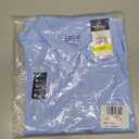 IZOD Uniform Young Men's Long Sleeve Pique Polo, M(36-37), Blue