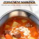 Baderke Replacement Rice Cooker 304 Stainless Steel 5.5 Cup Inner Pot Compatible with Tiger JBV-A10U Pot, Non-stick Inner Bowl, Durable Pots for Multi-cookers, Easy to Clean and Dishwasher Safe