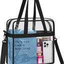 Clear Bag for Stadium Events 12×6×12 Clear Tote Bag for Concert,Sport,Festival